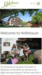 Mobile Screenshot of hoferbauer.com